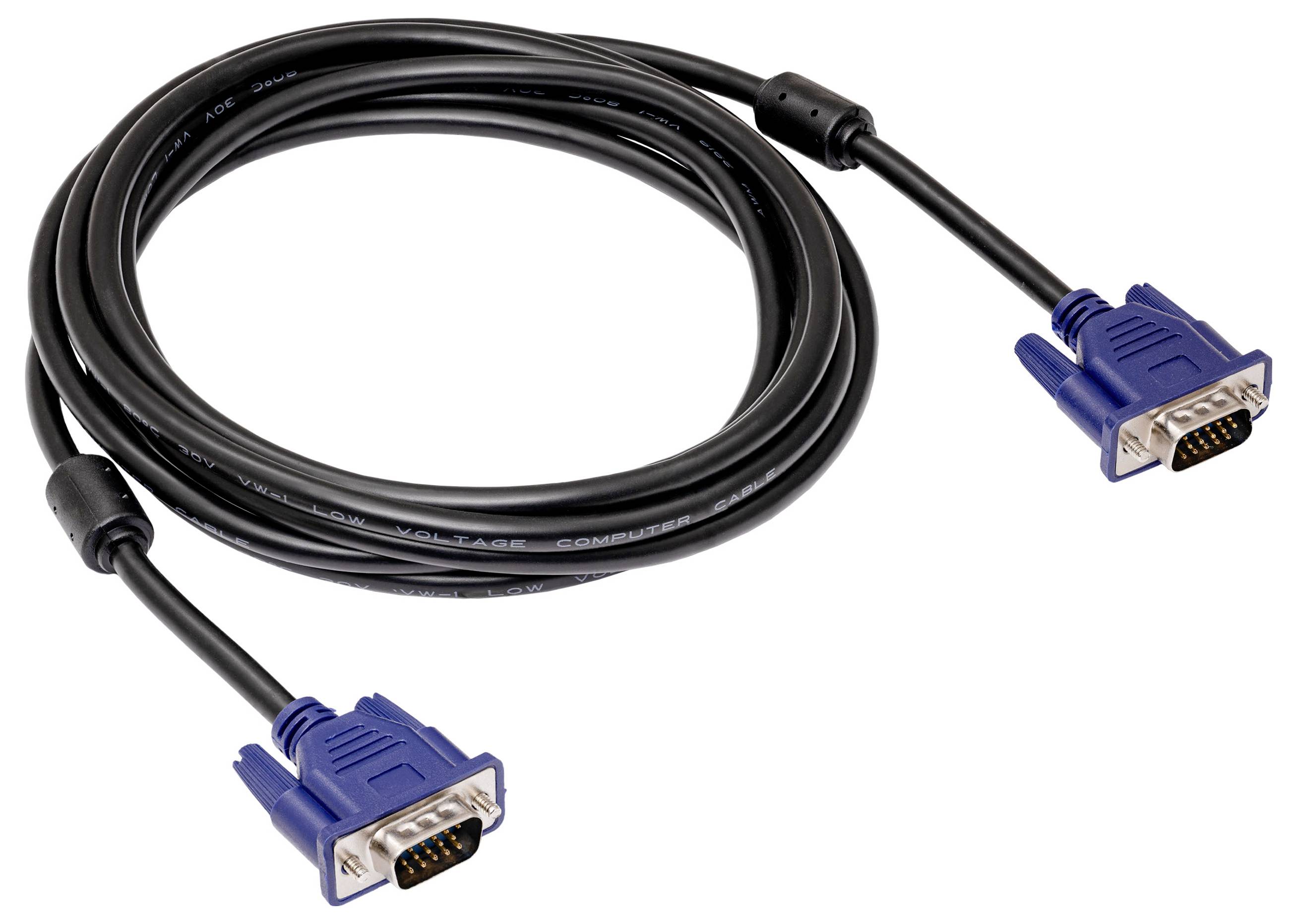 Akyga Anschlusskabel 3.0m Schwarz AK-AV-07 VGA-Kabel