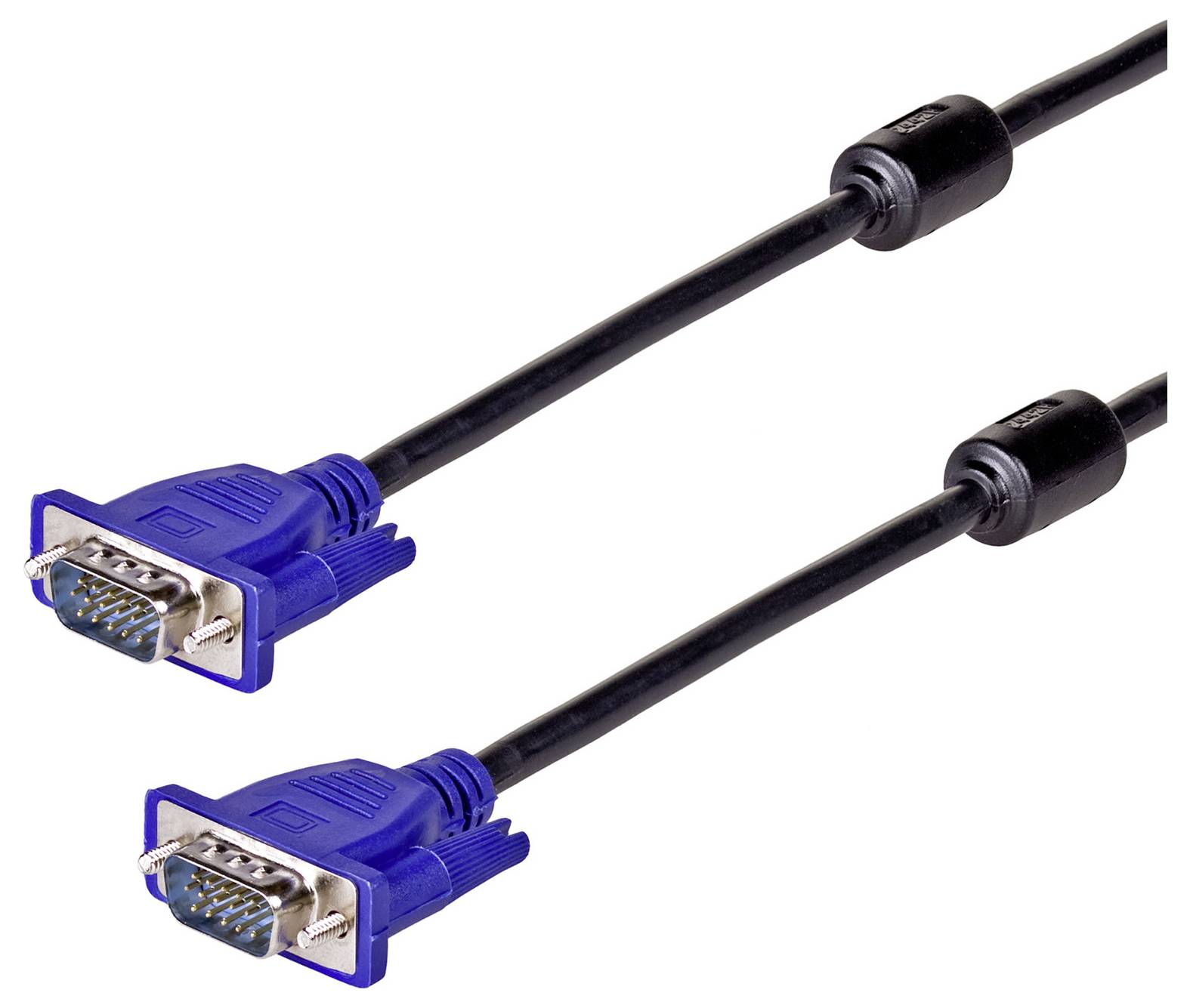 Akyga Anschlusskabel 5m Schwarz AK-AV-14 VGA-Kabel