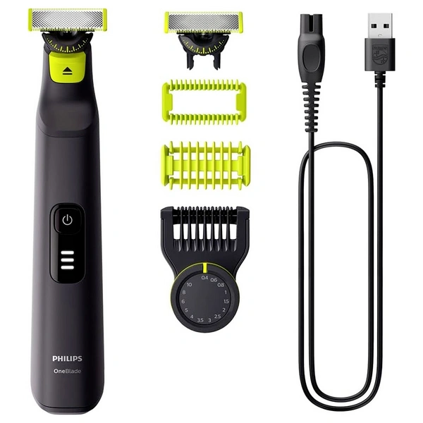 Philips OneBlade Pro 360 QP6542/15 Detail-Trimmer Schwarz Philips OneBlade Pro 360 QP6542/15 Detail-Trimmer Schwarz