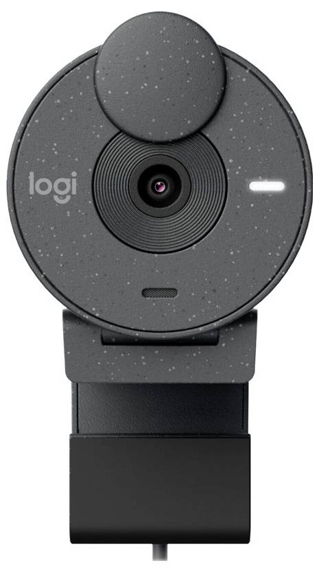 Logitech BRIO 305 graphit Full HD-Webcam 1920 x 1080 Pixel Integrierte Abdeckblende, Mikrofon