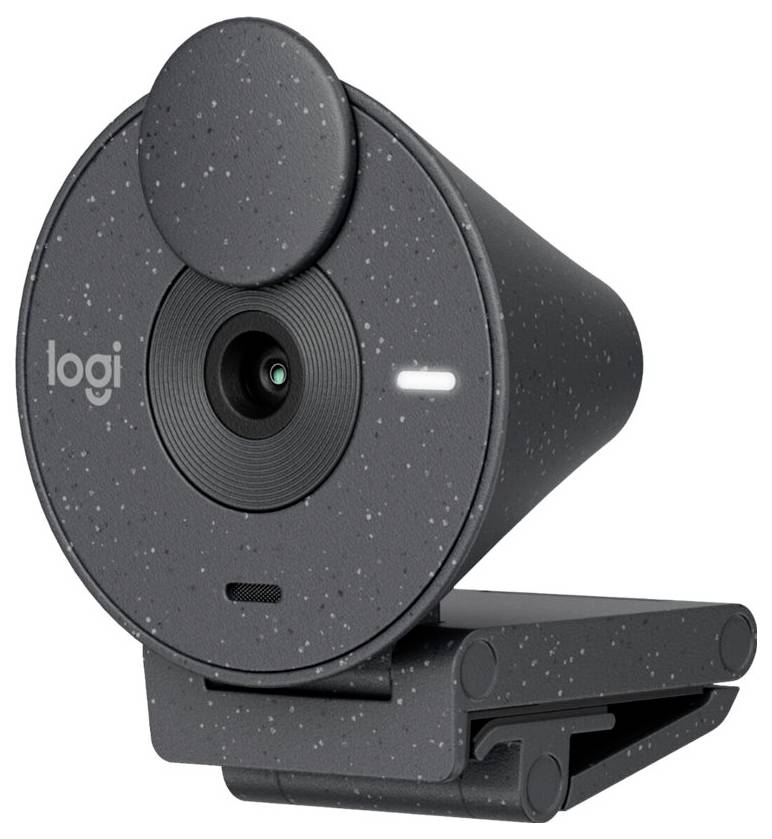 Logitech BRIO 305 graphit Full HD-Webcam 1920 x 1080 Pixel Integrierte Abdeckblende, Mikrofon