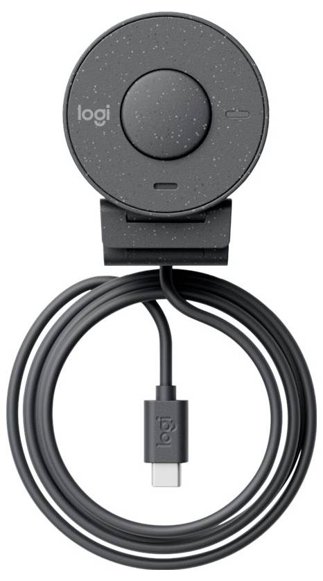 Logitech BRIO 305 graphit Full HD-Webcam 1920 x 1080 Pixel Integrierte Abdeckblende, Mikrofon