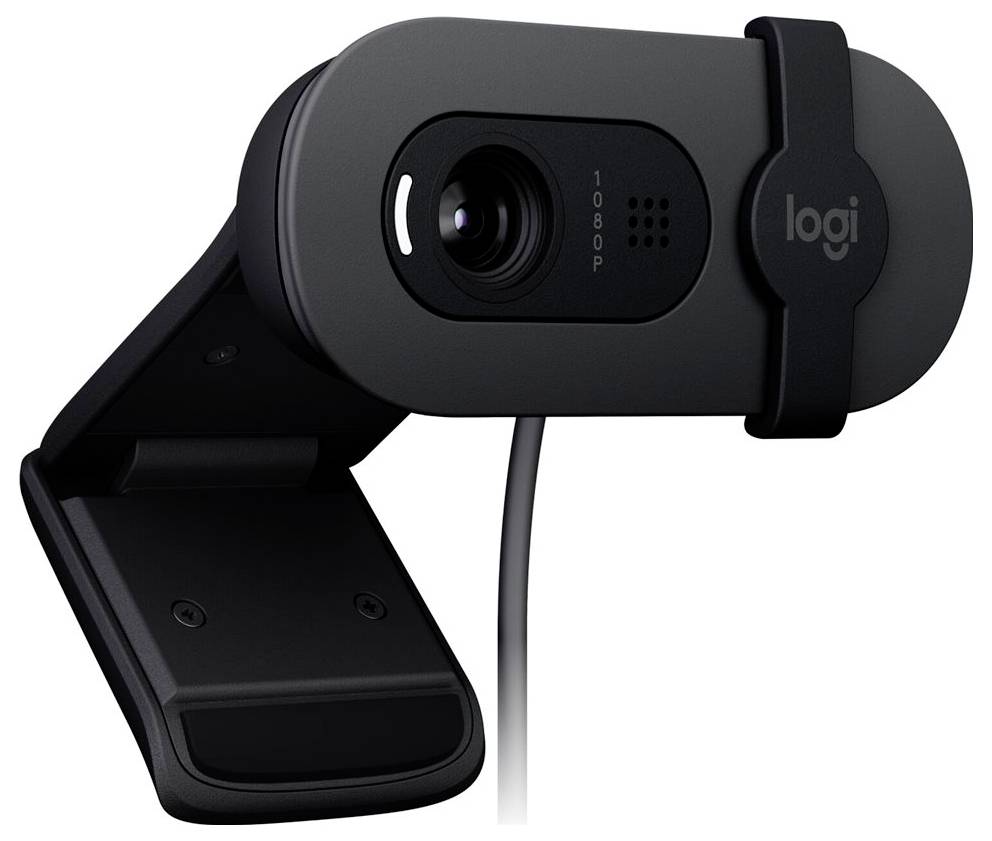 Logitech BRIO 105 Full HD-Webcam 1920 x 1080 Pixel Integrierte Abdeckblende, Mikrofon