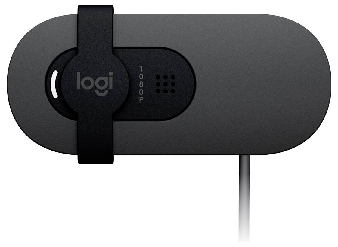 Logitech BRIO 105 Full HD-Webcam 1920 x 1080 Pixel Integrierte Abdeckblende, Mikrofon