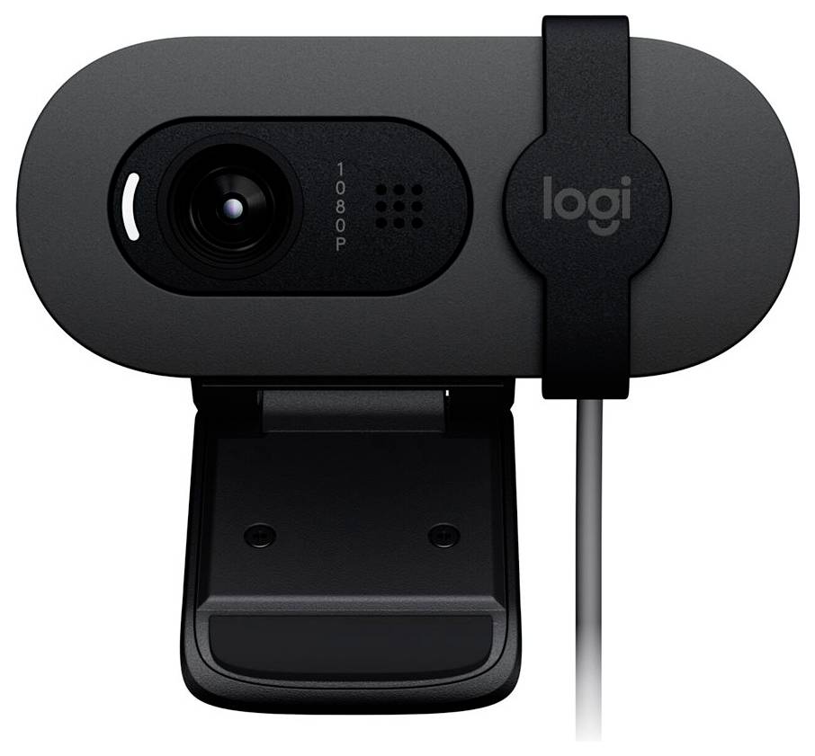 Logitech BRIO 105 Full HD-Webcam 1920 x 1080 Pixel Integrierte Abdeckblende, Mikrofon