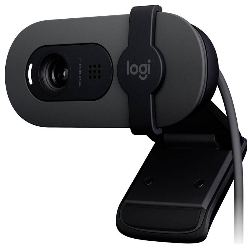 Logitech BRIO 105 Full HD-Webcam 1920 x 1080 Pixel Integrierte Abdeckblende, Mikrofon
