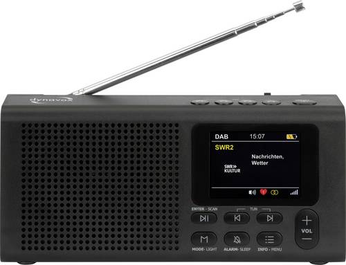 Dynavox DBT200 Taschenradio DAB+, FM Bluetooth®, DAB+ Schwarz