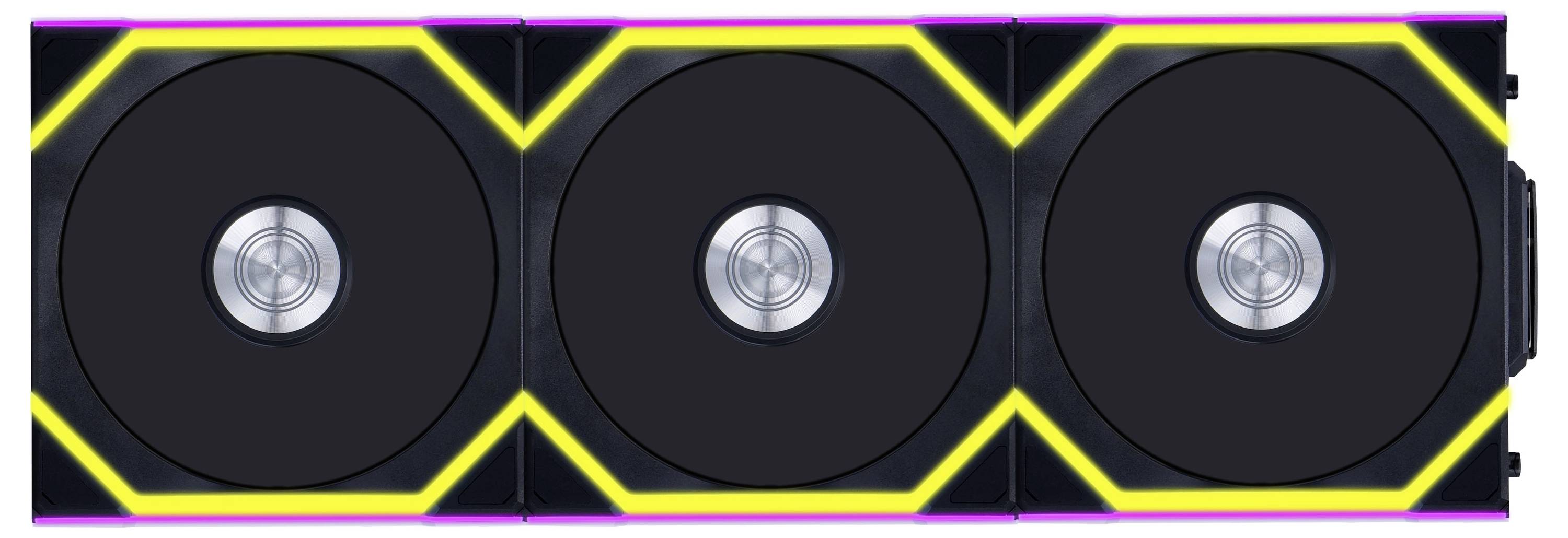 Lian Li UNI FAN SL Wireless ARGB PWM Lüfter, 3er-Pack inkl. Controller - 120mm PC-Gehäuse-Lüfter Schwarz (B x H x T) 120 x 124.5 x