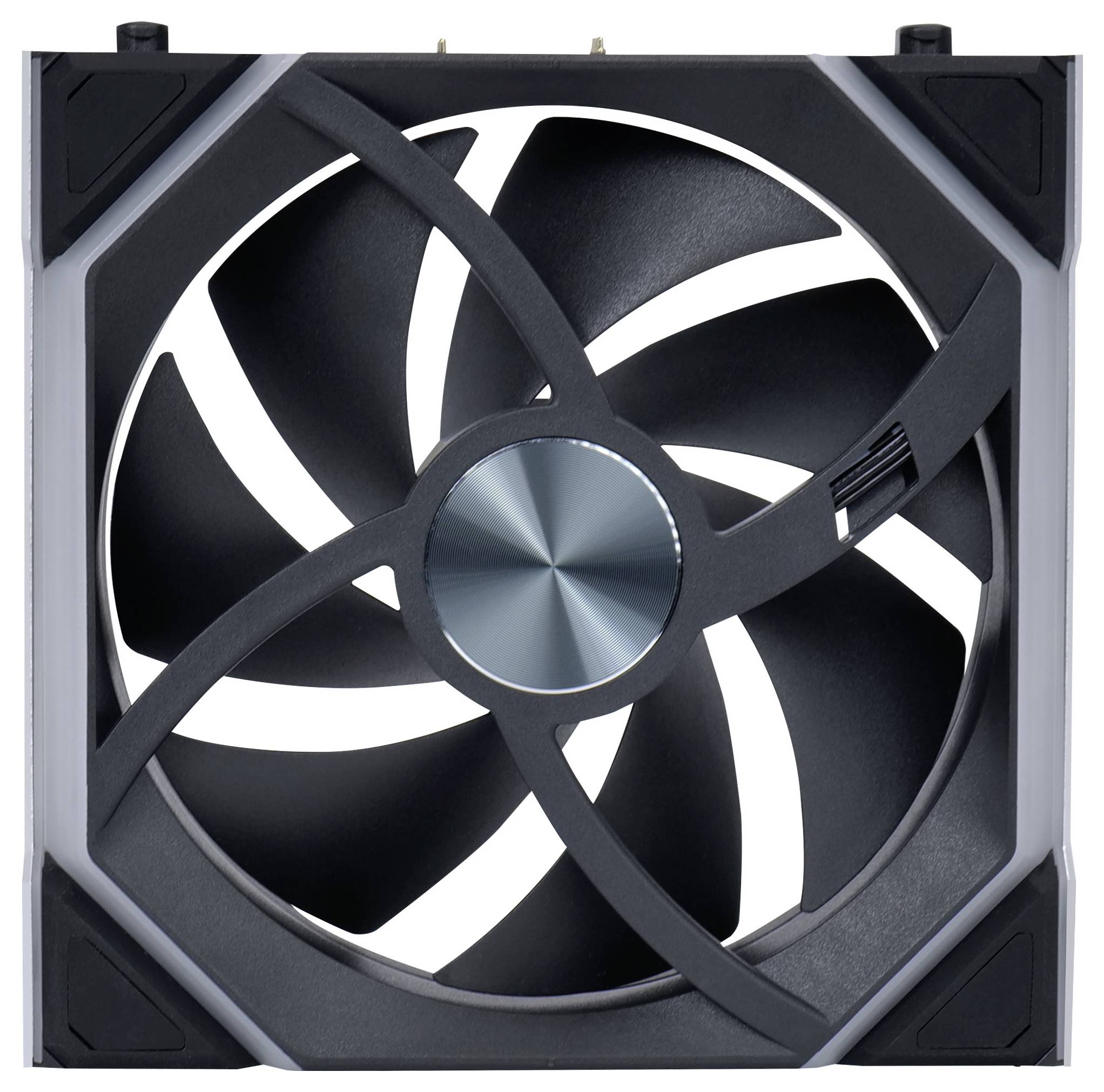 Lian Li UNI FAN SL Wireless ARGB PWM Lüfter, 3er-Pack inkl. Controller - Revers PC-Gehäuse-Lüfter Schwarz (B x H x T) 120 x 124.5