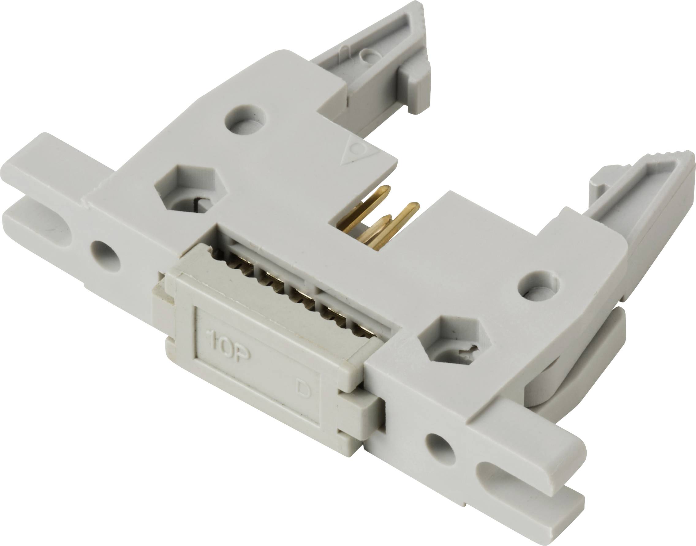 TRU COMPONENTS TC-13537780Pfosten-Steckverbinder mit Auswurfhebel lang Rastermaß: 2.54mm Polzahl Gesamt: 10 Anzahl Reihen: 2