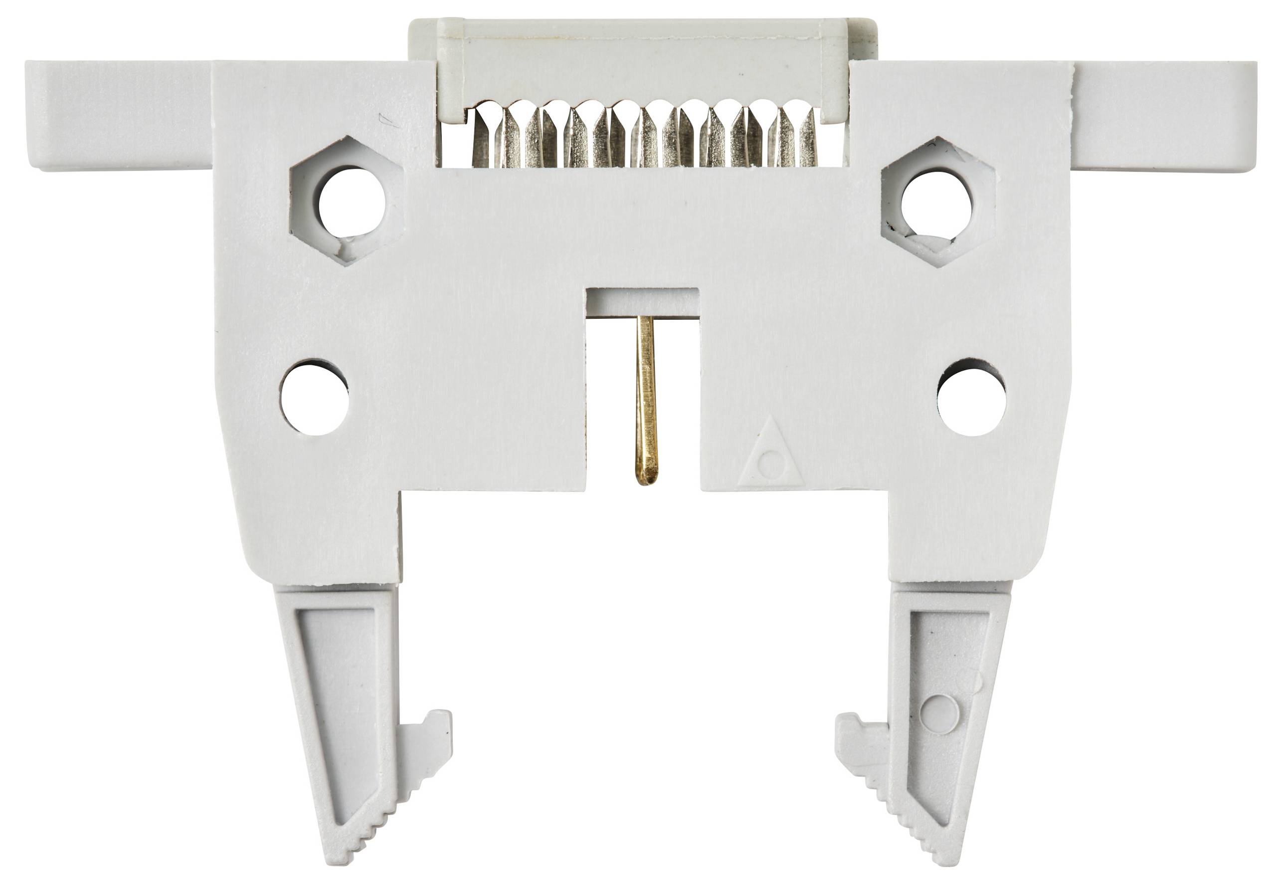 TRU COMPONENTS TC-13537780Pfosten-Steckverbinder mit Auswurfhebel lang Rastermaß: 2.54mm Polzahl Gesamt: 10 Anzahl Reihen: 2