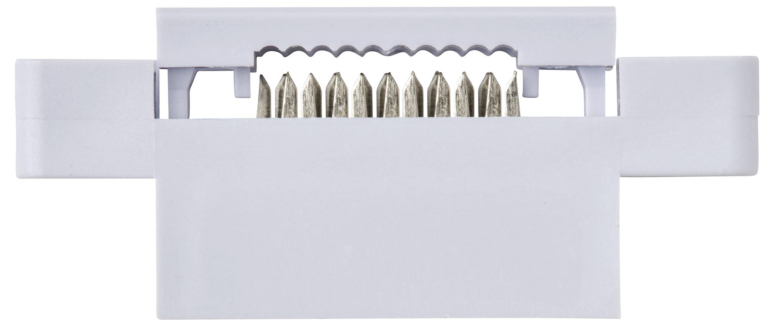 TRU COMPONENTS TC-13537804Pfosten-Steckverbinder mit Befestigungsflansch Rastermaß: 2.54mm Polzahl Gesamt: 10 Anzahl Reihen: 2