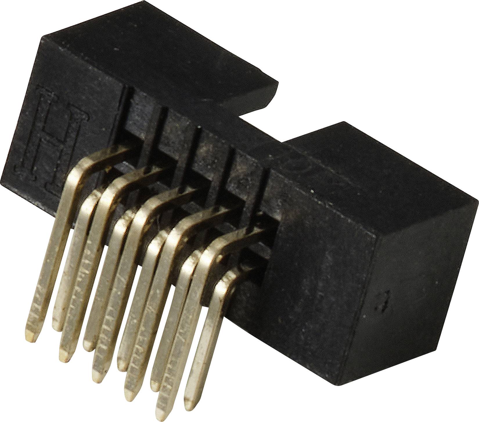 TRU COMPONENTS TC-13537812 Stiftleiste Rastermaß: 1.27mm Polzahl Gesamt: 10 Anzahl Reihen: 2