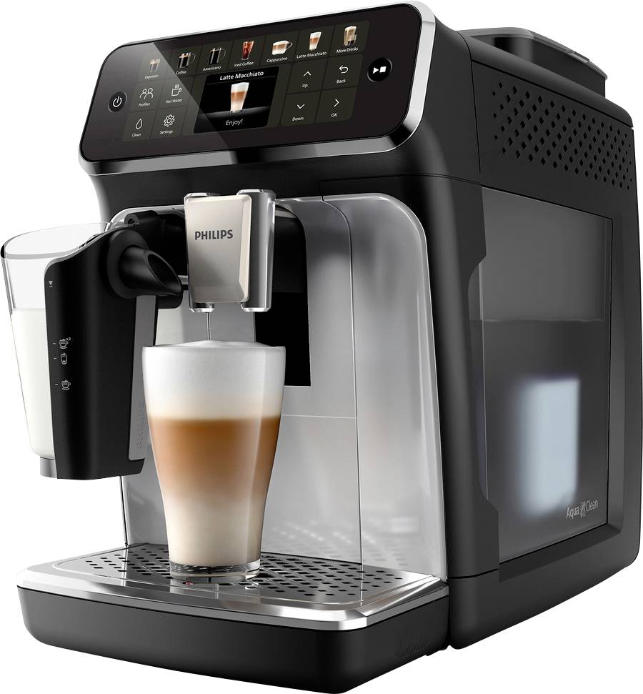 Philips Series 4400 EP4446/70 Kaffeevollautomat Schwarz/Silber