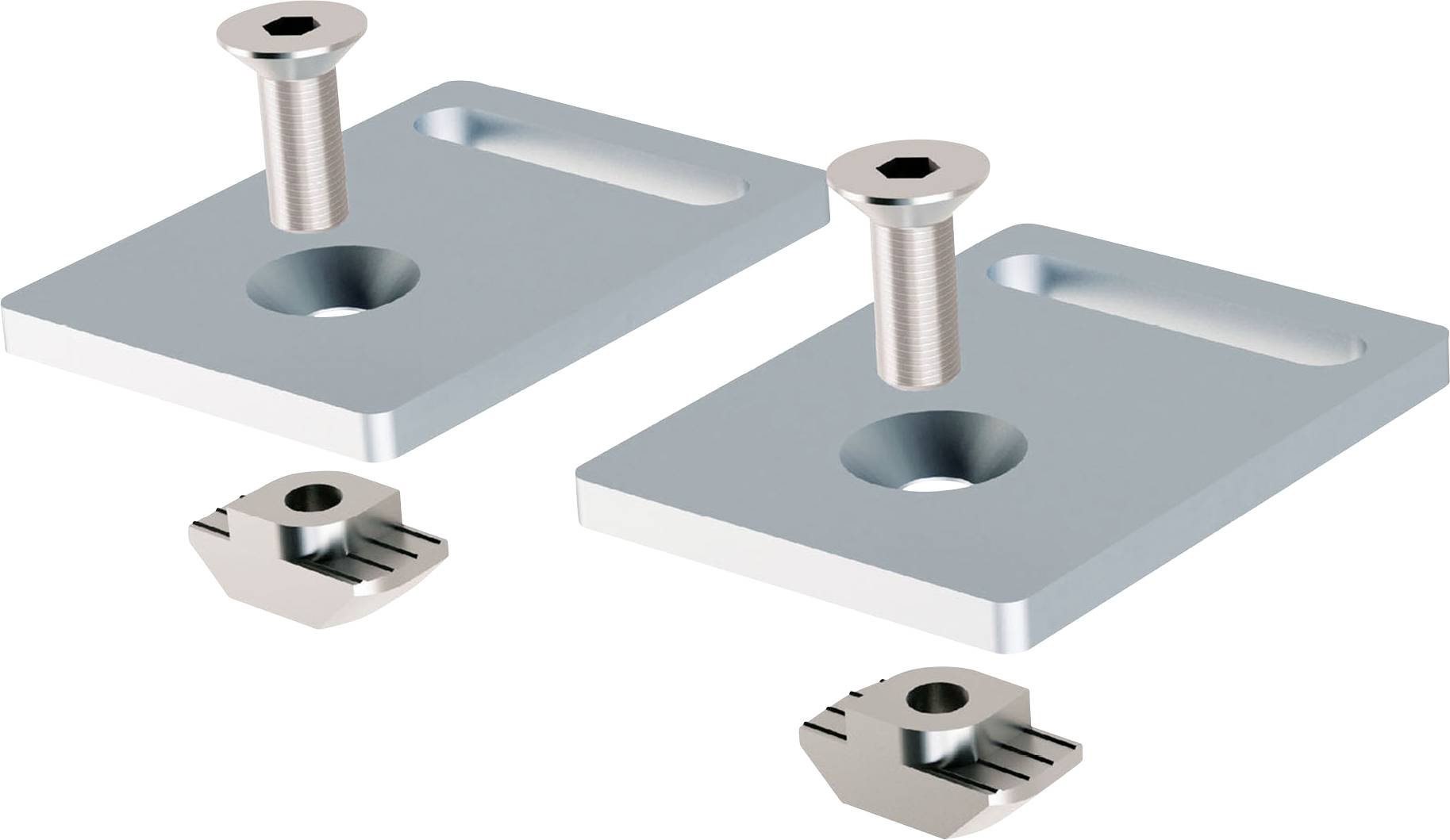 LED2WORK Halter Leuchtenhalter SYSTEMLED EVO / PROFILED 1 Paar