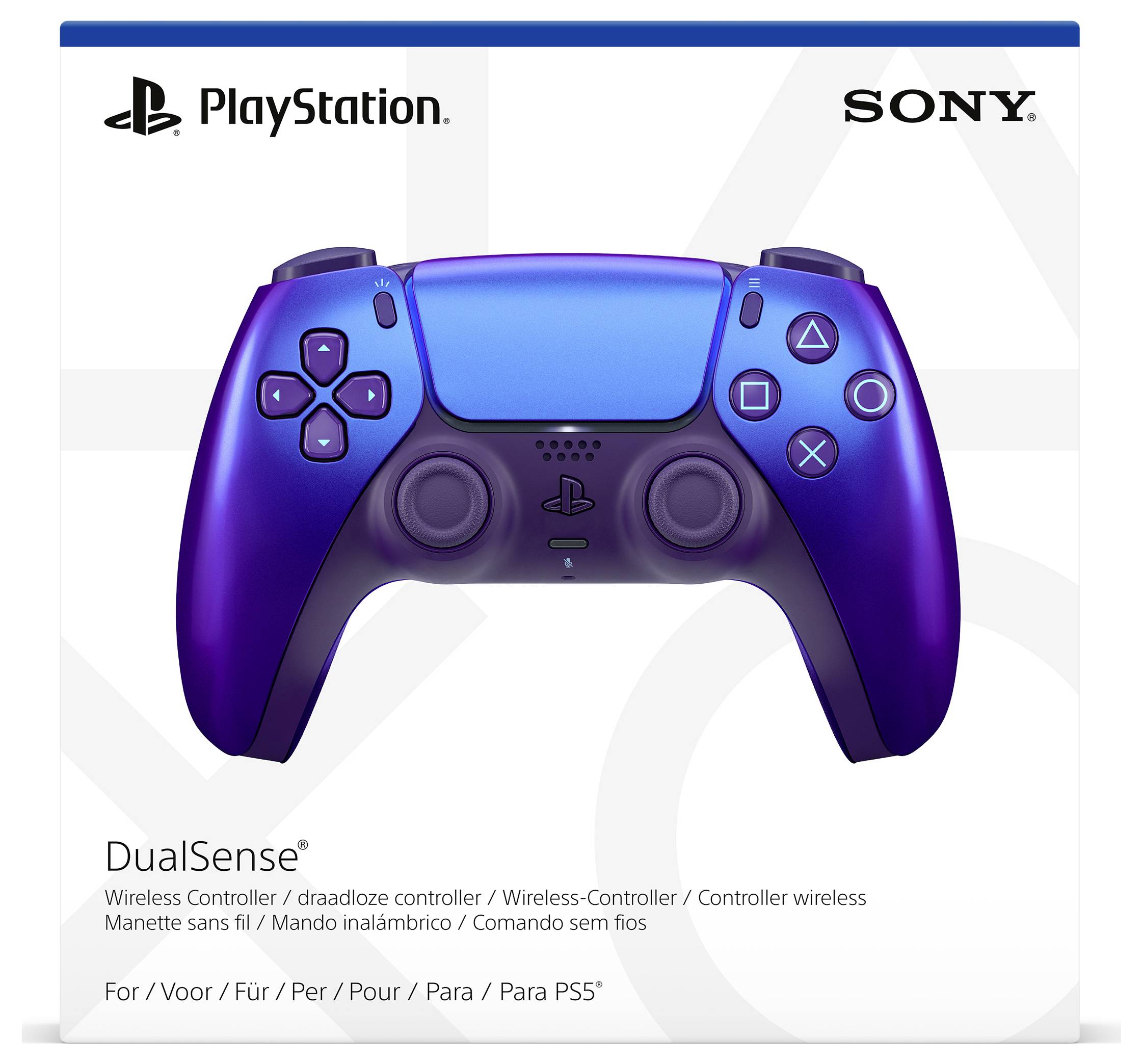 Sony DualSense Gamepad PlayStation 5, iOS Chrom, Indigo