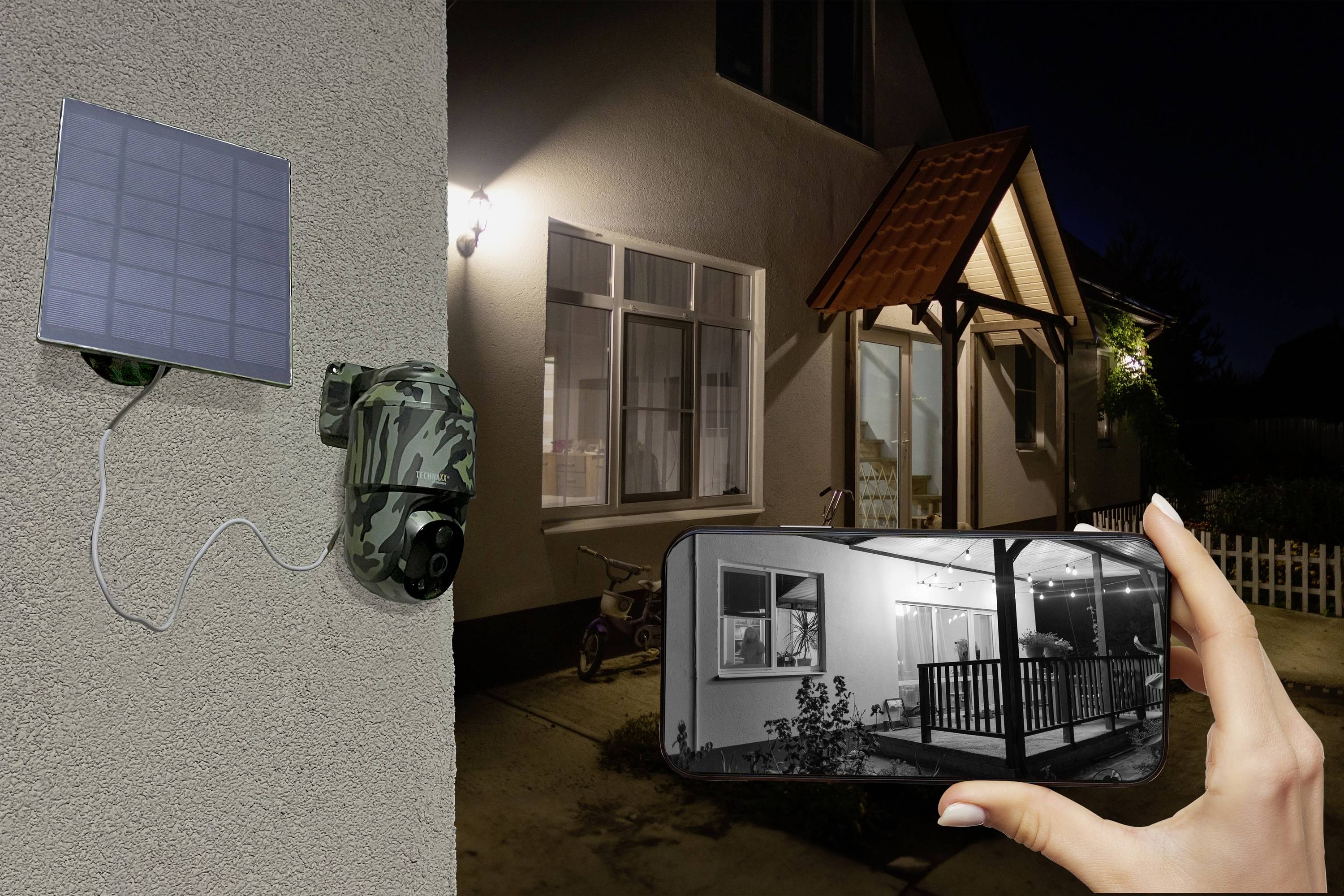 Technaxx TX-290 5156 GSM IP Überwachungskamera 2560 x 1440 Pixel