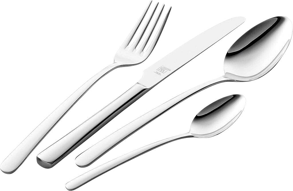 Zwilling Nova Besteck-Set 24er Set Edelstahl spülmaschinenfest Silber 07141-124