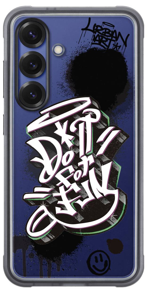 Smartphonehülle mit Street-Art-Graffiti-Design. Die Aufschrift lautet 'Do It For Fun'. Oben rechts steht 'Urban Lifestyle'.