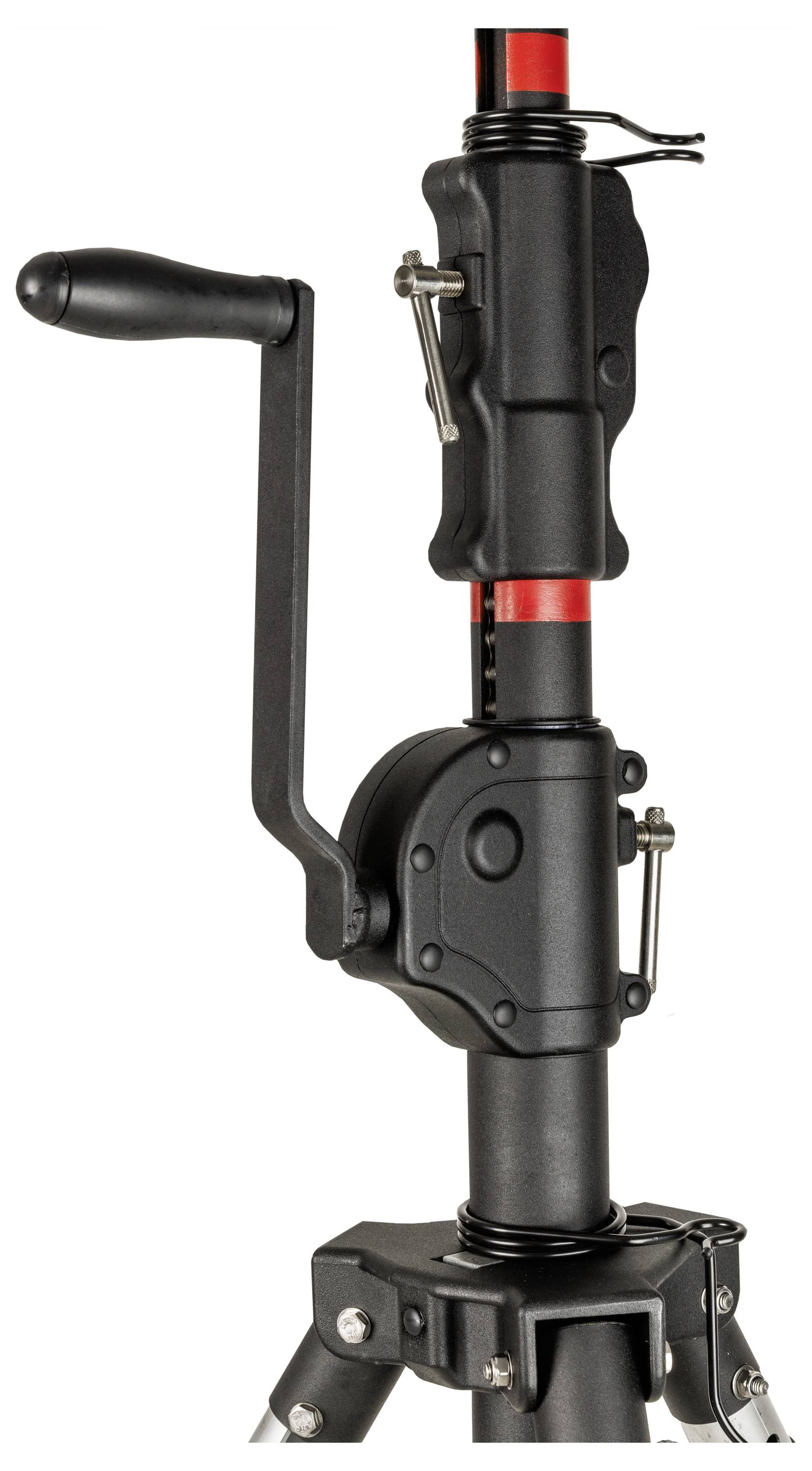 AS Schwabe Tripod Arbeitshöhe=170 - 370cm Schwarz inkl. Tasche