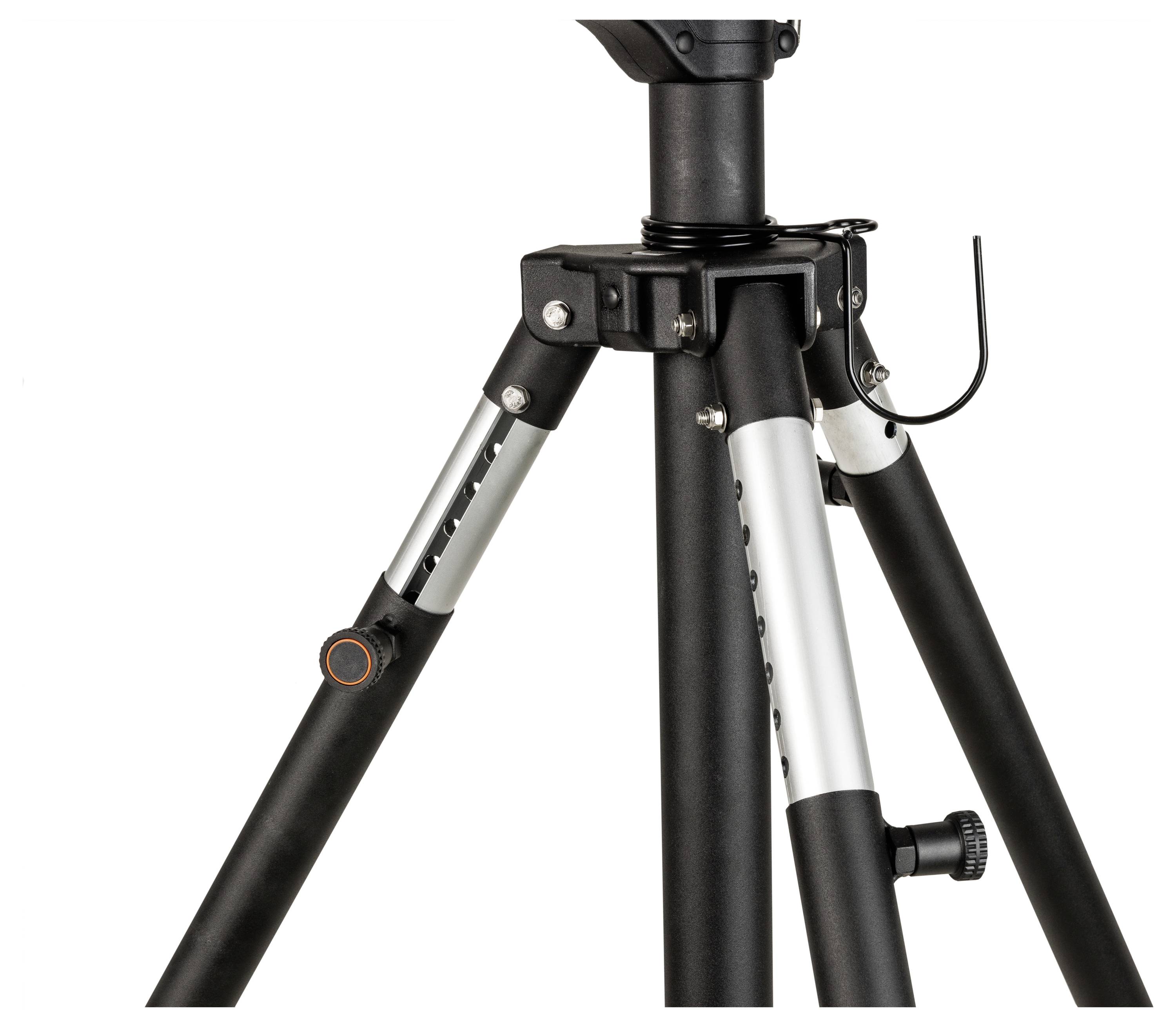 AS Schwabe Tripod Arbeitshöhe=170 - 370cm Schwarz inkl. Tasche