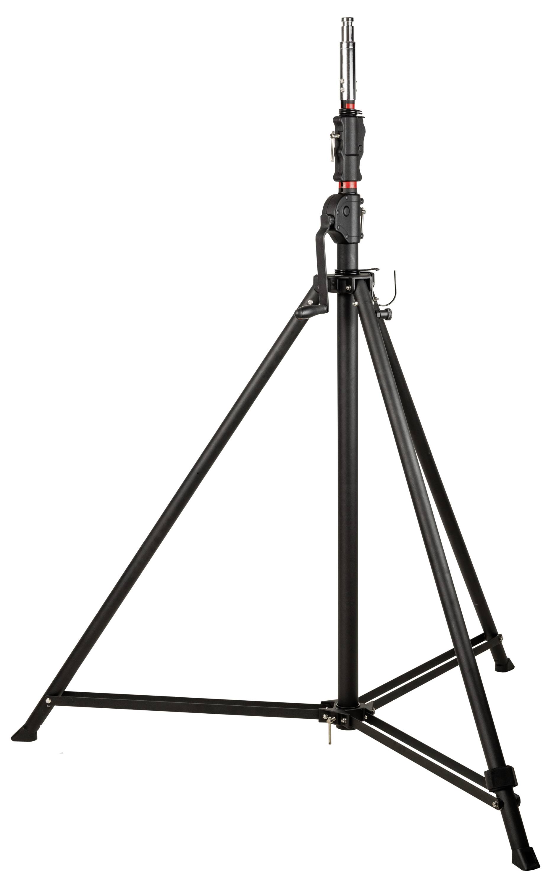 AS Schwabe Tripod Arbeitshöhe=170 - 370cm Schwarz inkl. Tasche
