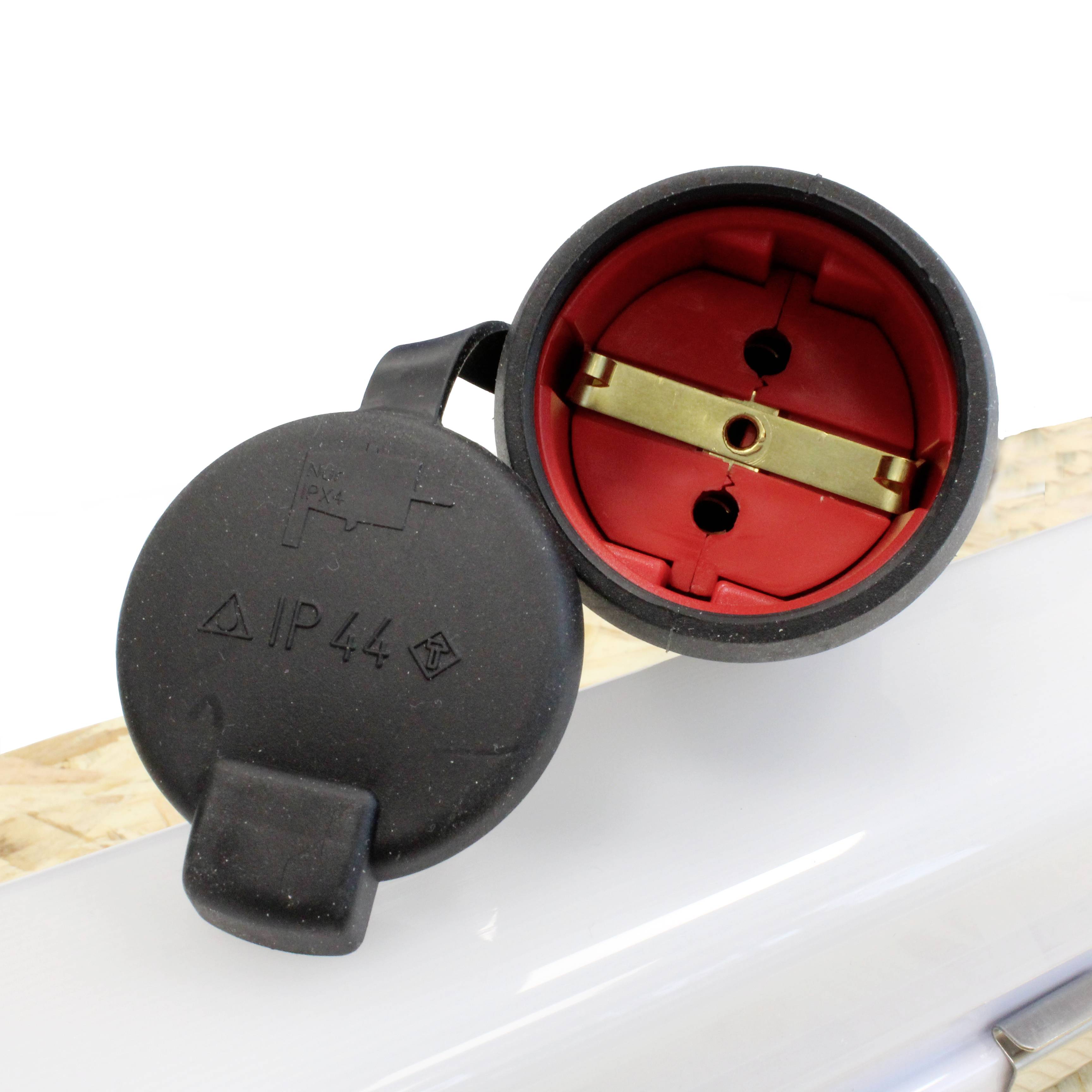 AS Schwabe Aufbauleuchte EEK: E (A - G) Neutralweiß Weiß