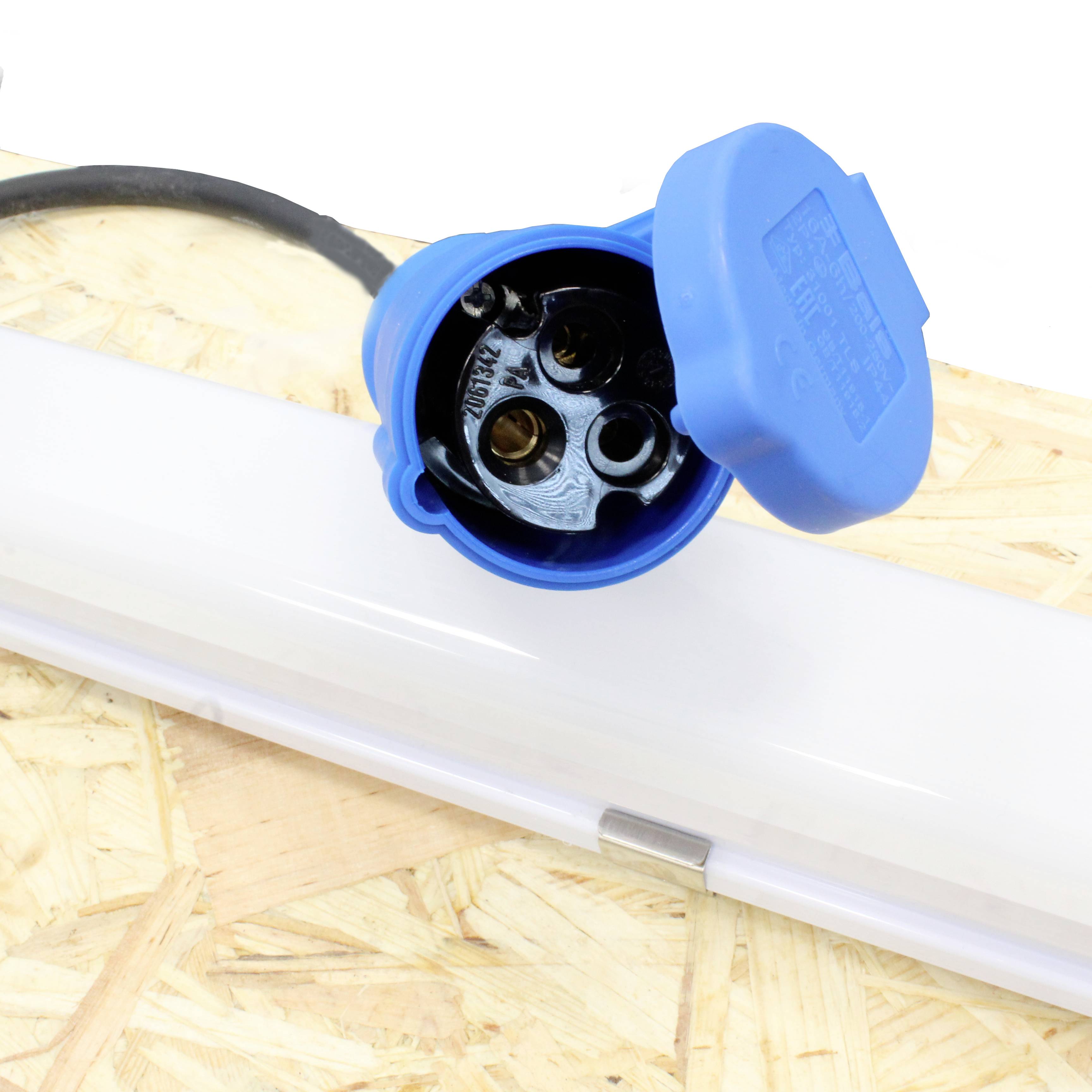 AS Schwabe Aufbauleuchte EEK: E (A - G) Naturweiß Weiß