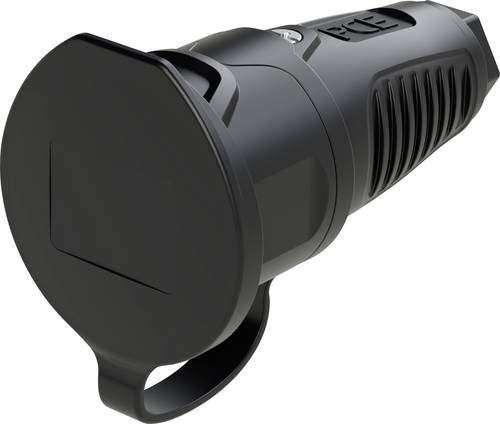 PC Electric 2411-ssc Schutzkontaktkupplung Gummi 250 V Schwarz IP54