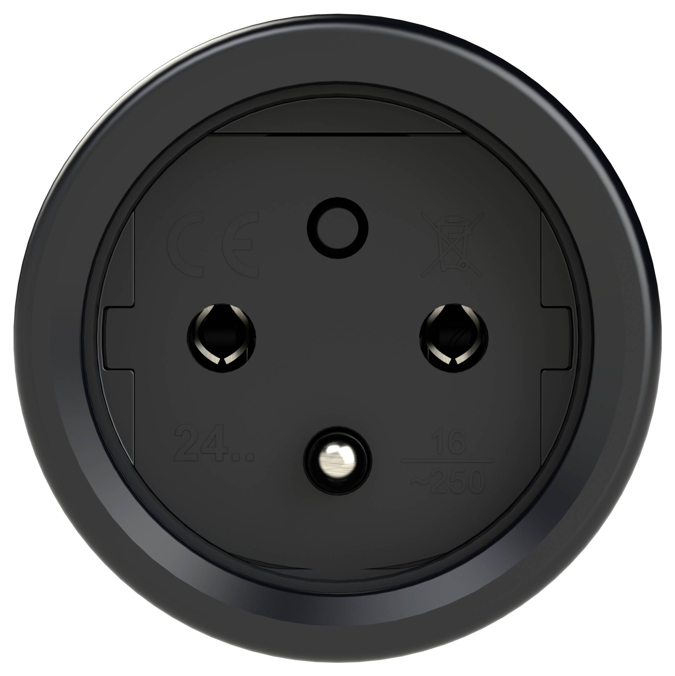 PC Electric 24711-ss Schutzkontaktkupplung Kunststoff 250V Schwarz IP54