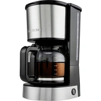 Clatronic KA 3808 Kaffeemaschine Edelstahl Fassungsvermögen Tassen=12 Warmhaltefunktion, Glaskanne Clatronic KA 3808 Kaffeemaschine Edelstahl Fassungsvermögen Tassen=12 Warmhaltefunktion, Glaskanne