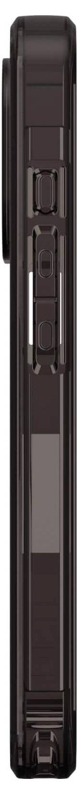 Urban Armor Gear Plyo Backcover Apple iPhone 16 Pro Schwarz, Transparent Induktives Laden, MagSafe kompatibel, Stoßfest