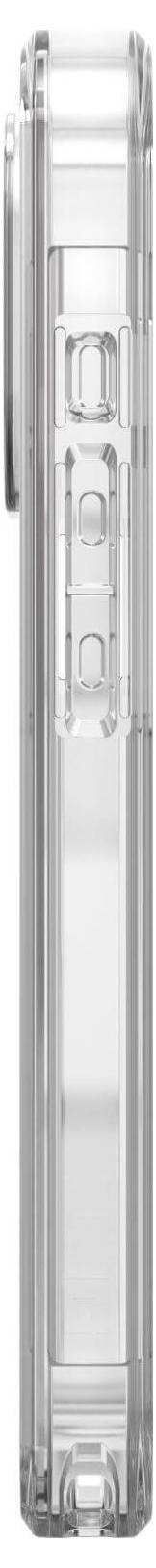 Ein transparentes, zylinderförmiges Gehäuse mit einem Clip, das ein Schreibgerät umschließt. Es hat Schalter oder Tasten an der Seite.