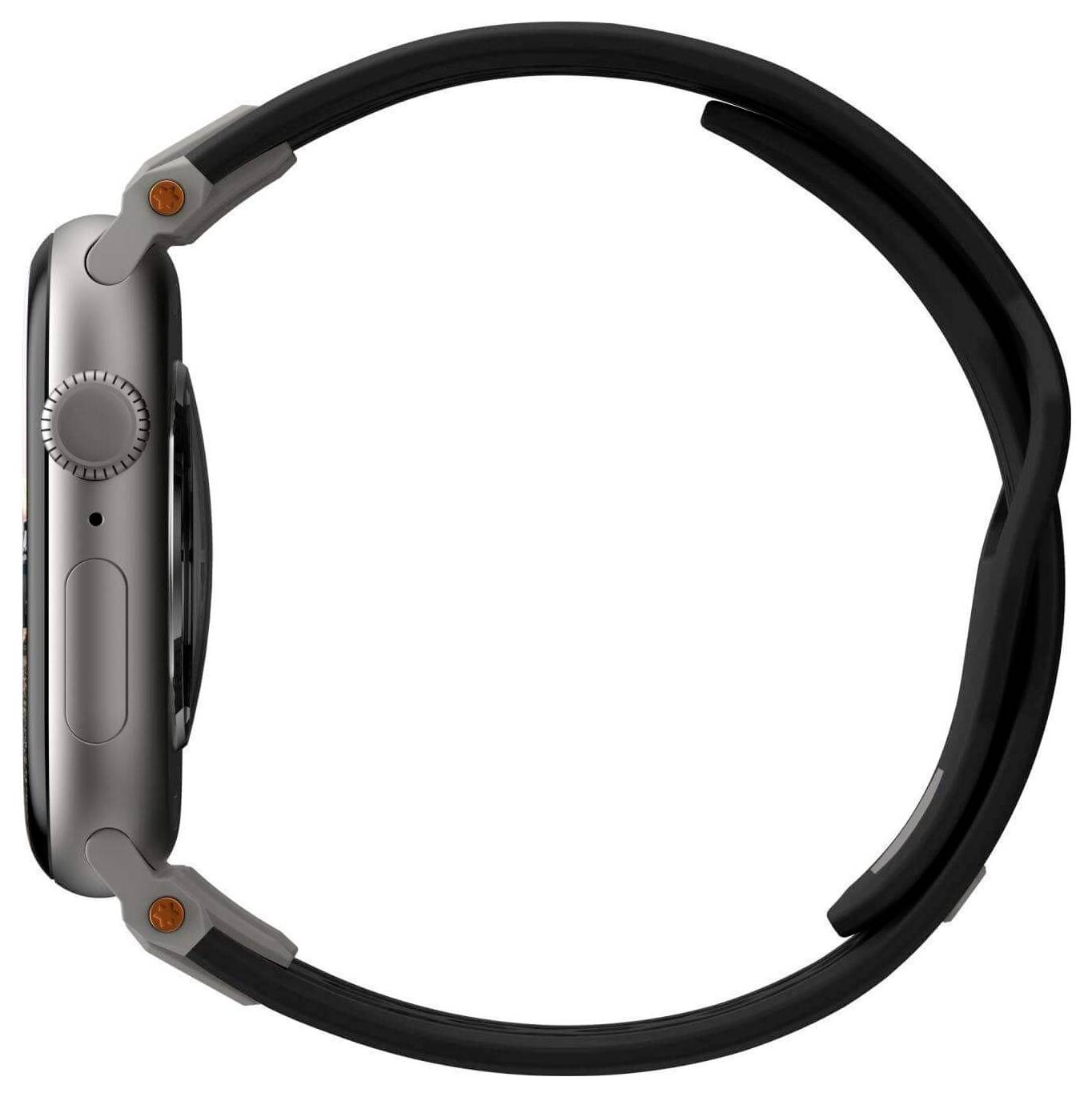 Urban Armor Gear Monarch Armband 42 mm, 44 mm, 45 mm, 46 mm, 49mm Schwarz, Titan Watch Series 1, Watch Series 2, Watch Series