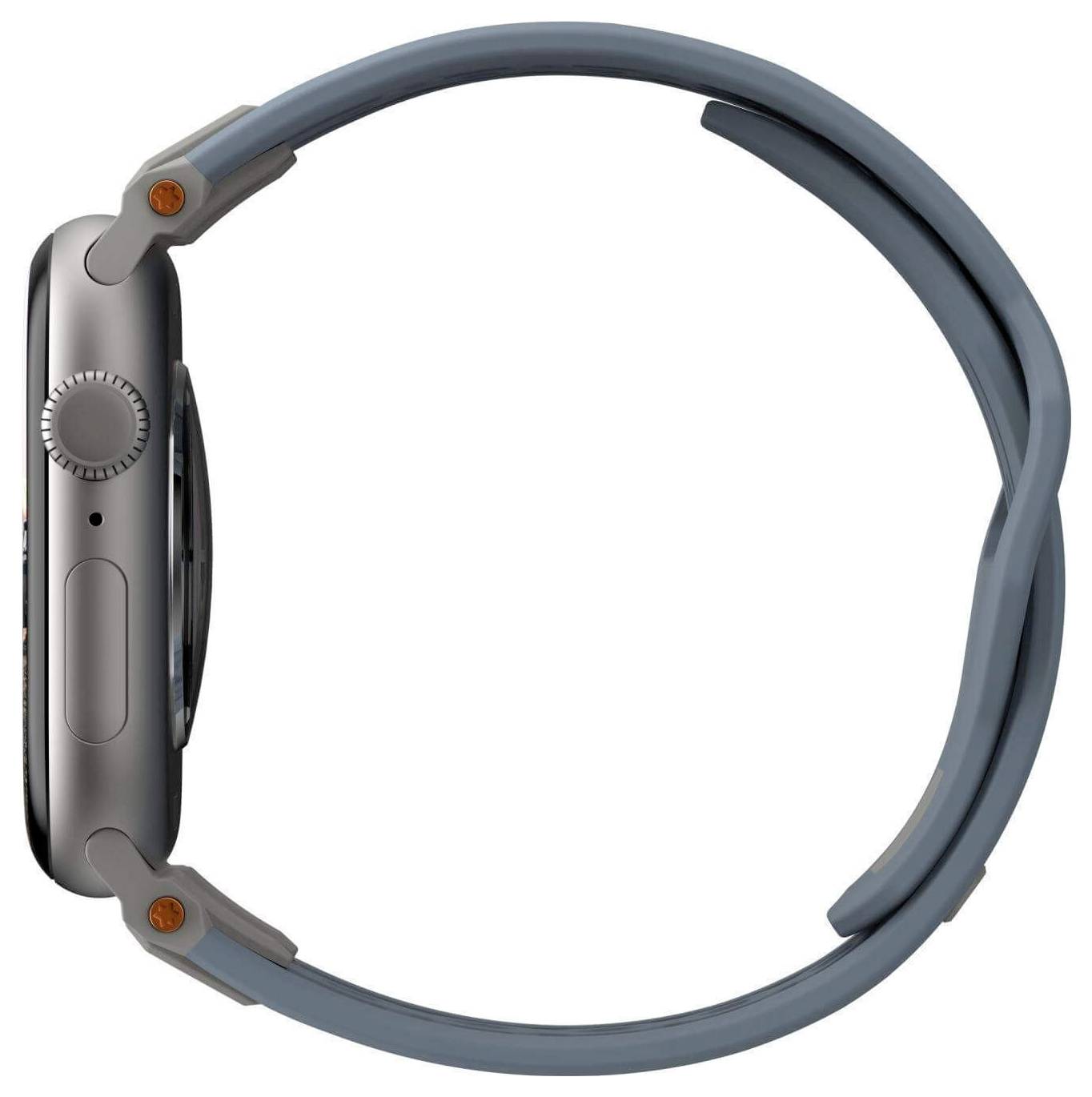 Urban Armor Gear Monarch Armband 42 mm, 44 mm, 45 mm, 46 mm, 49mm Blau, Titan Watch Series 1, Watch Series 2, Watch Series