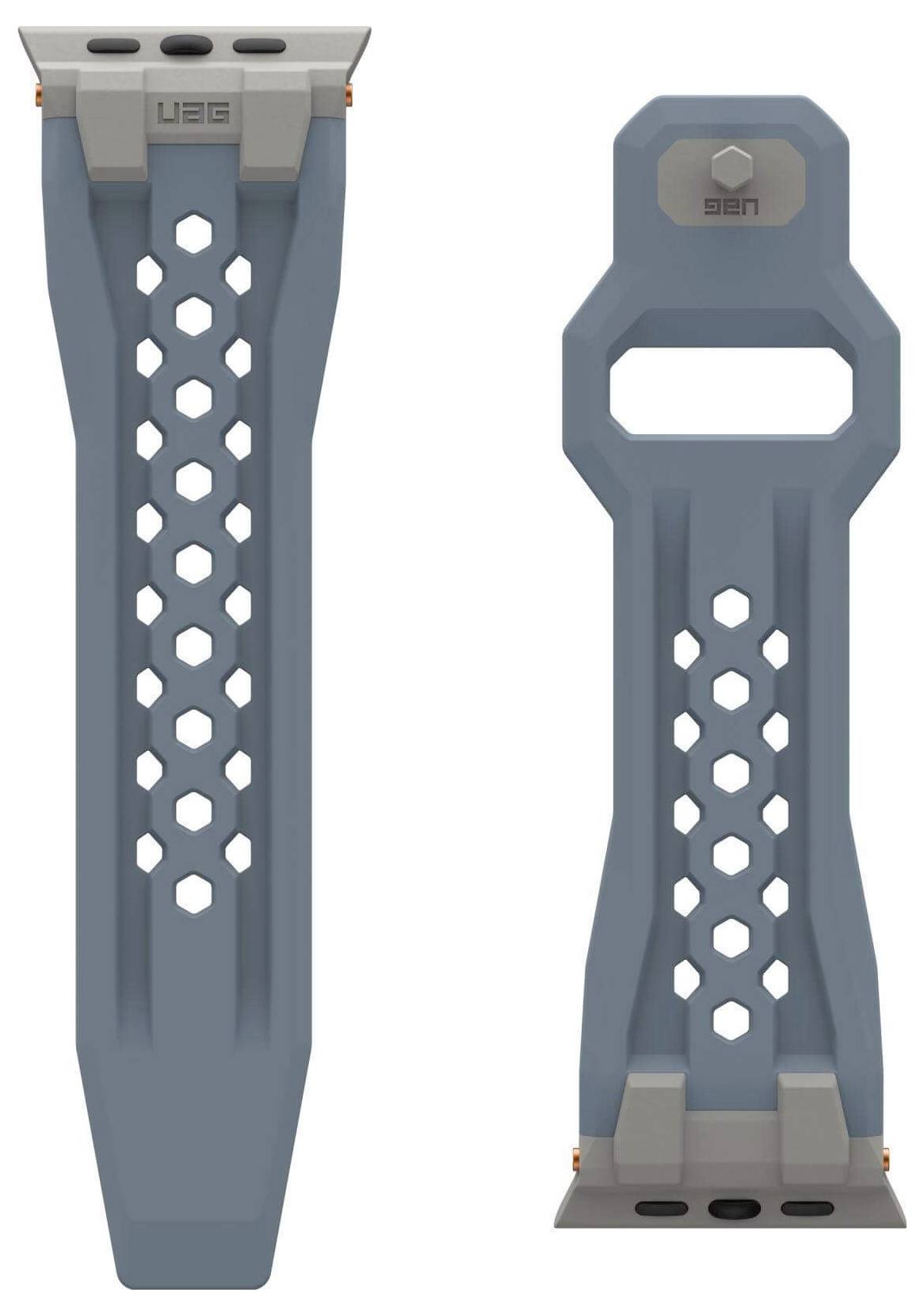 Urban Armor Gear Monarch Armband 42 mm, 44 mm, 45 mm, 46 mm, 49mm Blau, Titan Watch Series 1, Watch Series 2, Watch Series