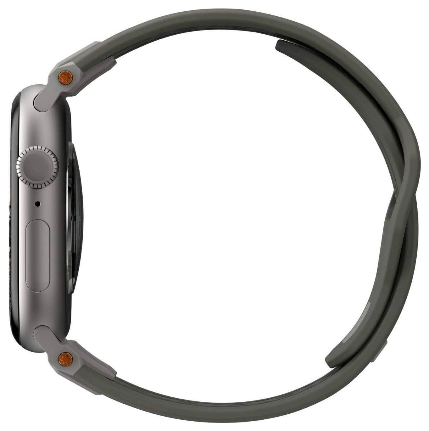 Urban Armor Gear Monarch Armband 42 mm, 44 mm, 45 mm, 46 mm, 49mm Oliv, Titan Watch Series 1, Watch Series 2, Watch Series