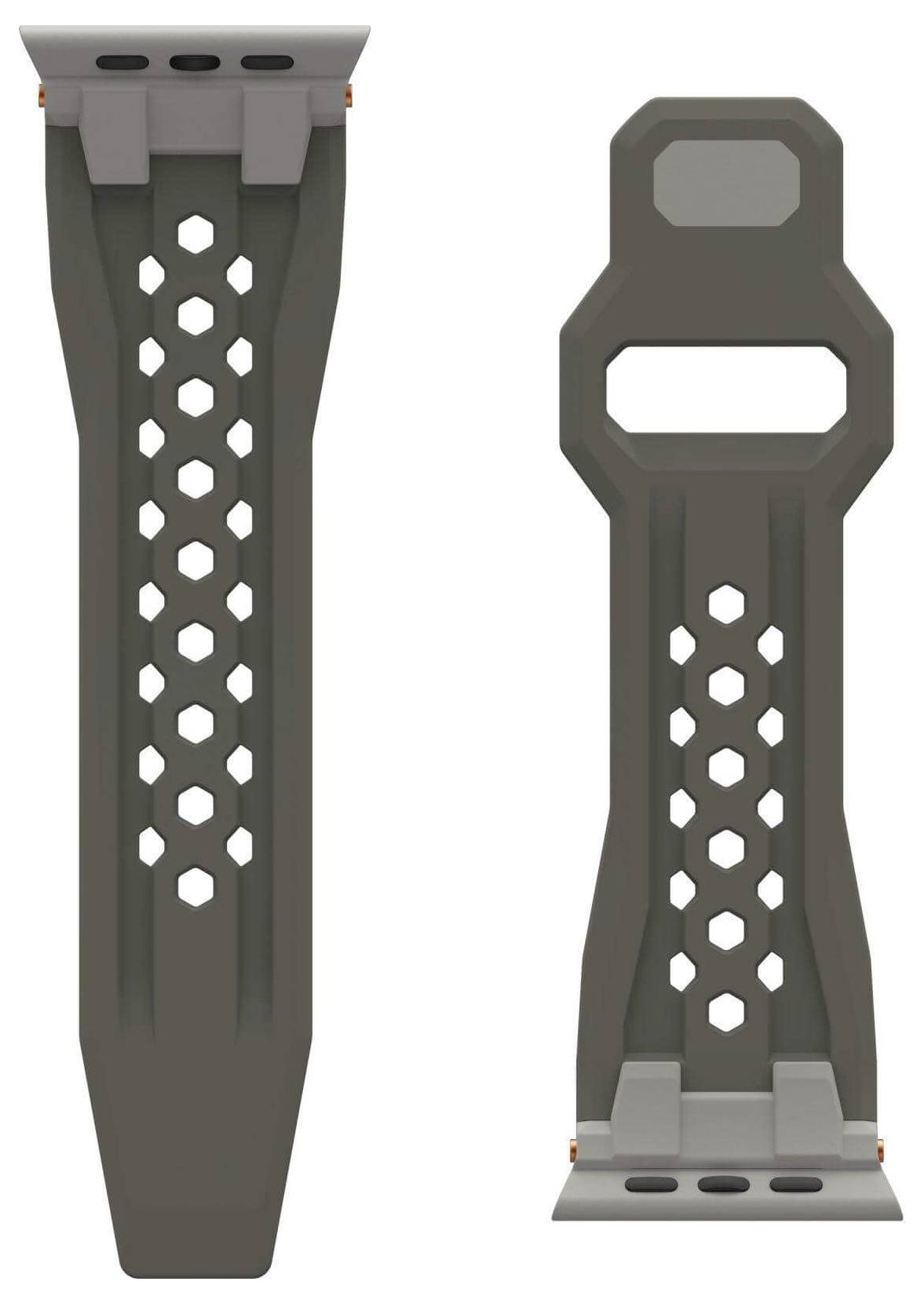 Urban Armor Gear Monarch Armband 42 mm, 44 mm, 45 mm, 46 mm, 49mm Oliv, Titan Watch Series 1, Watch Series 2, Watch Series