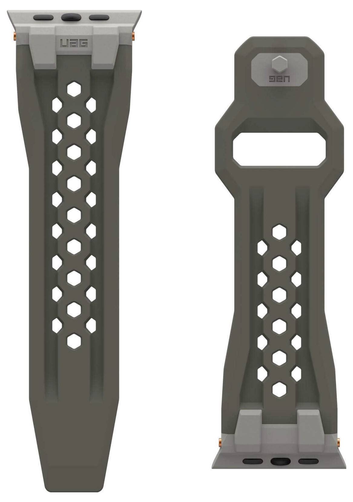 Urban Armor Gear Monarch Armband 42 mm, 44 mm, 45 mm, 46 mm, 49mm Oliv, Titan Watch Series 1, Watch Series 2, Watch Series