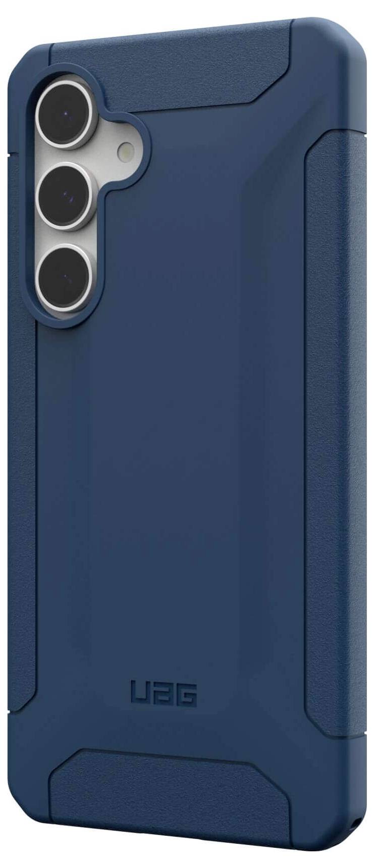 Urban Armor Gear Scout Backcover Samsung Galaxy S24 FE Blau Induktives Laden, Stoßfest 214459115555