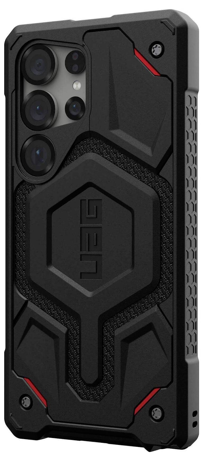 Urban Armor Gear Monarch Pro Outdoorcase Samsung Galaxy S25 Ultra Schwarz Induktives Laden, Stoßfest 214461113940