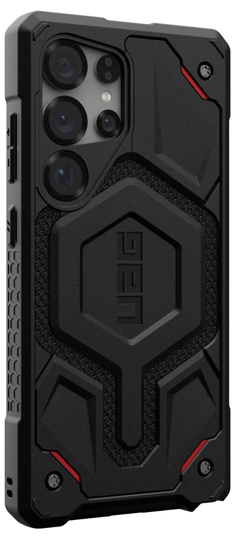 Urban Armor Gear Monarch Pro Outdoorcase Samsung Galaxy S25 Ultra Schwarz Induktives Laden, Stoßfest 214461113940