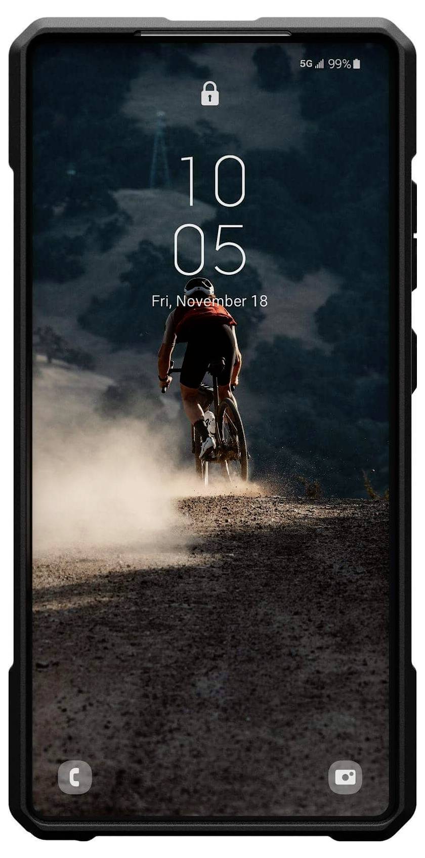 Urban Armor Gear Monarch Pro Outdoorcase Samsung Galaxy S25 Ultra Schwarz Induktives Laden, Stoßfest 214461113940