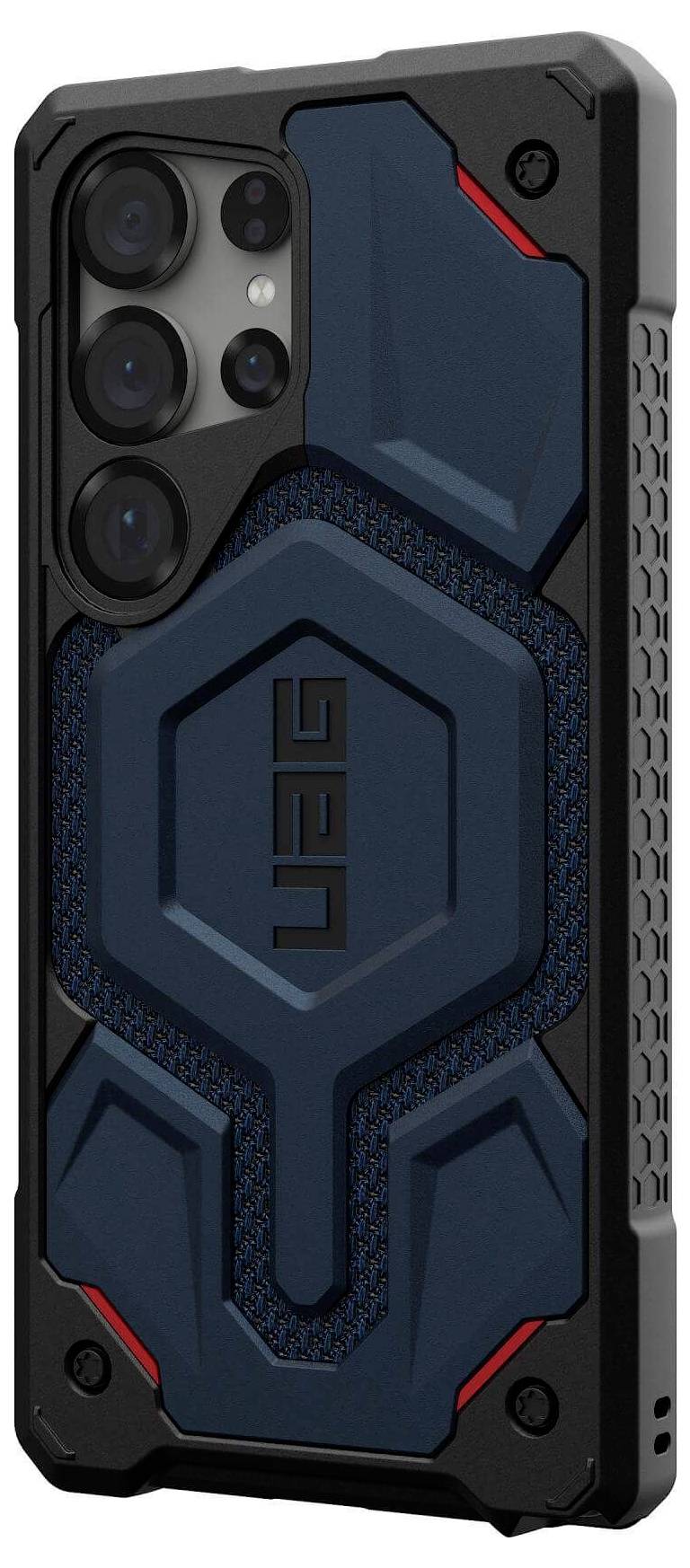 Urban Armor Gear Monarch Pro Outdoorcase Samsung Galaxy S25 Ultra Blau Induktives Laden, Stoßfest 214461113955