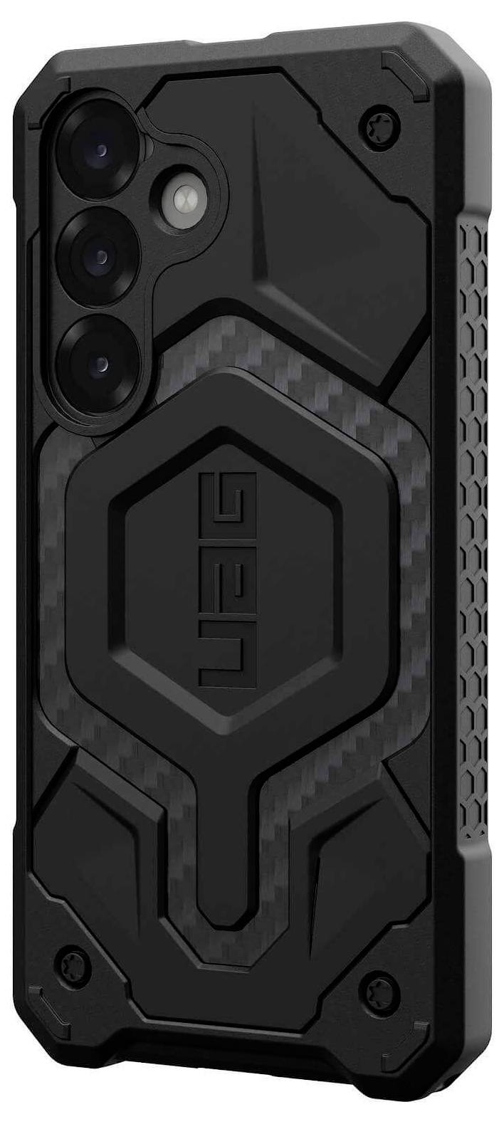 Urban Armor Gear Monarch Pro Outdoorcase Samsung Galaxy S25 Carbon Induktives Laden, Stoßfest 214463114242