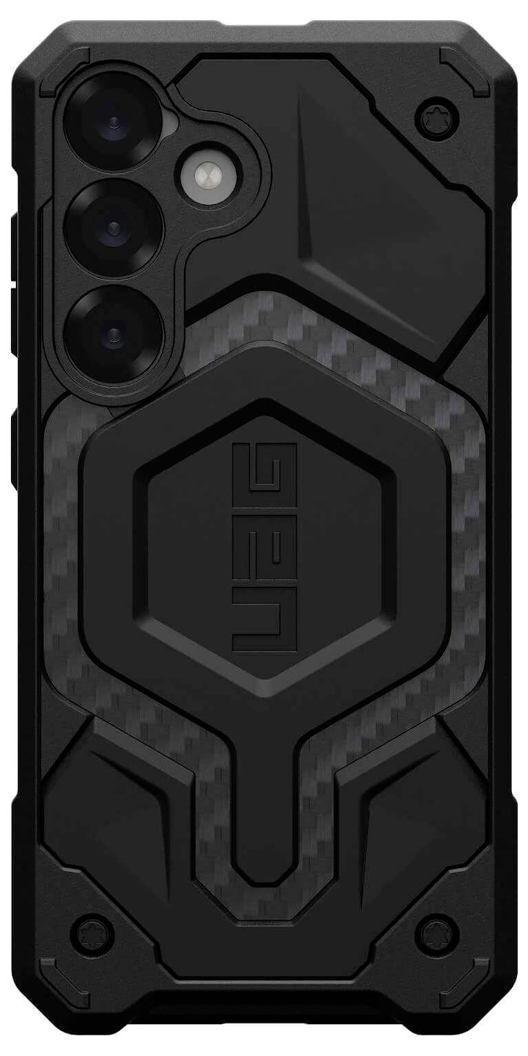 Urban Armor Gear Monarch Pro Outdoorcase Samsung Galaxy S25 Carbon Induktives Laden, Stoßfest 214463114242