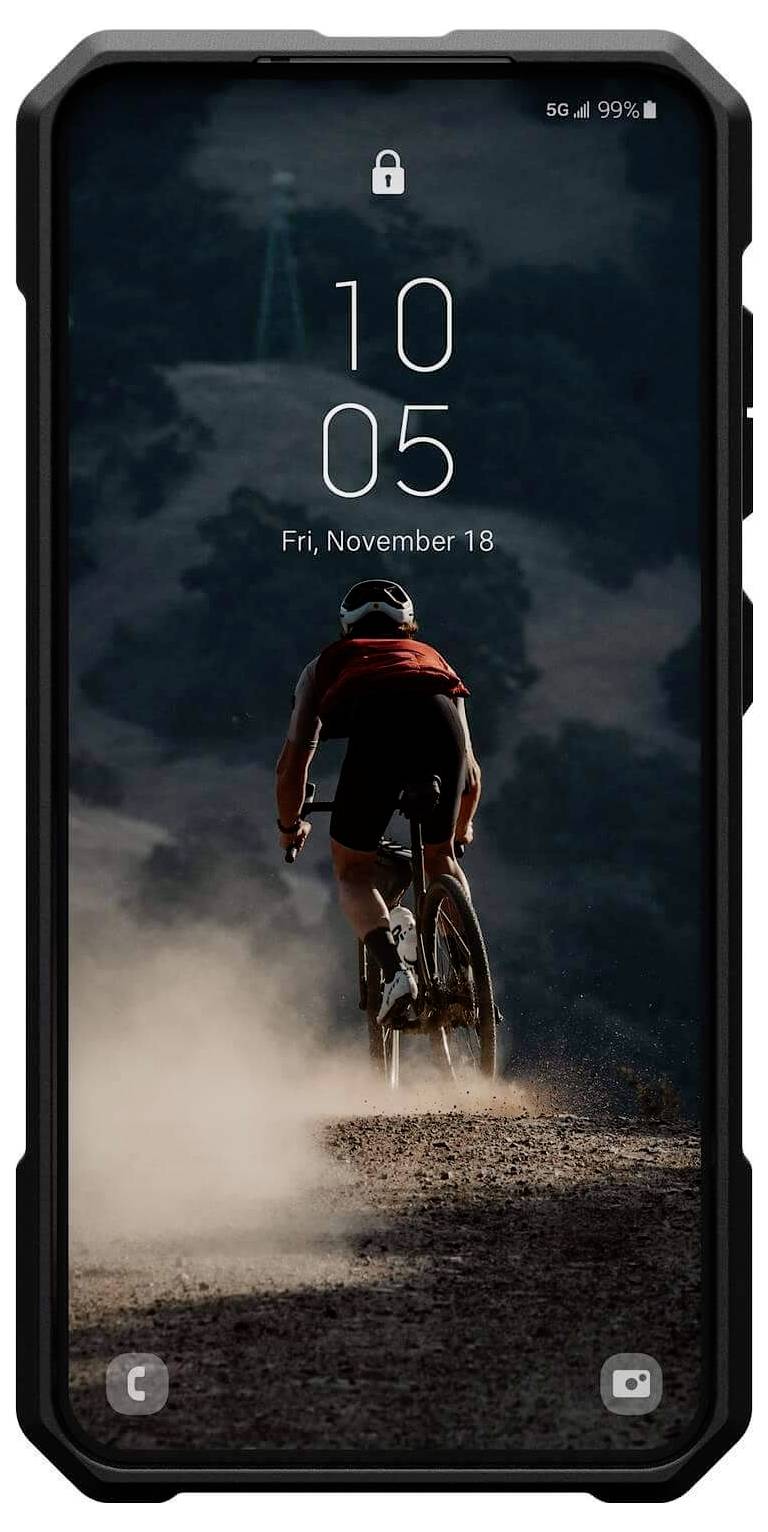 Urban Armor Gear Monarch Pro Outdoorcase Samsung Galaxy S25 Carbon Induktives Laden, Stoßfest 214463114242