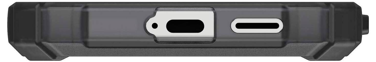 Urban Armor Gear Plasma XTE Outdoorcase Samsung Galaxy S25+ Transparent, Titan Induktives Laden, Standfunktion, Stoßfest