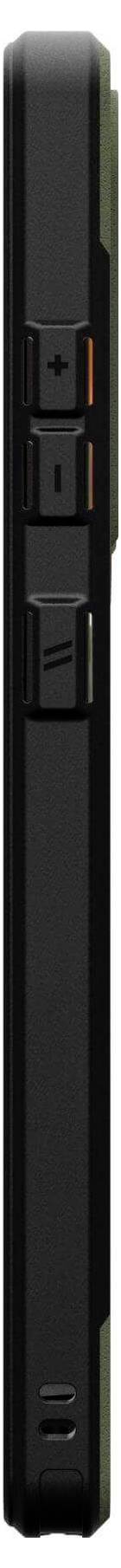 Urban Armor Gear Civilian Backcover Samsung Galaxy S25 Ultra Oliv, Orange Induktives Laden, Stoßfest 214473117297