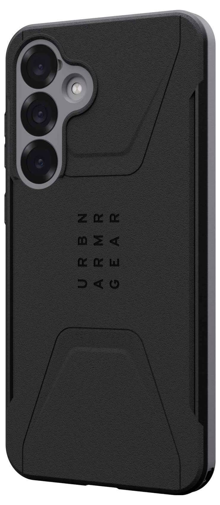 Urban Armor Gear Civilian Backcover Samsung Galaxy S25+ Schwarz Induktives Laden, Stoßfest 214474114040